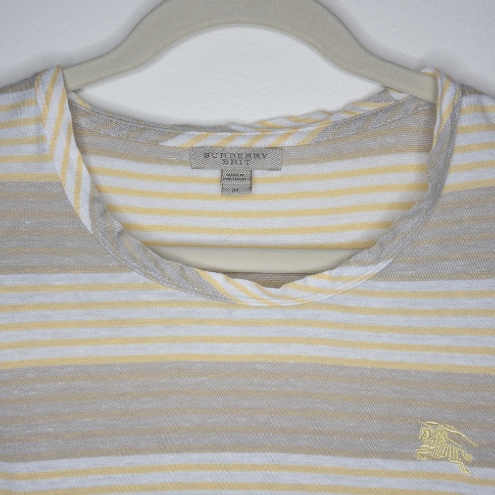 Burberry Brit Monogram Striped Short Sleeve Top - Picture 3 of 7